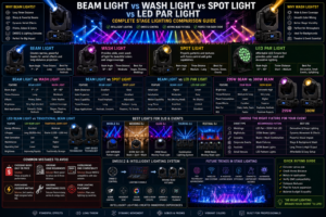 Beam Light vs Wash Light