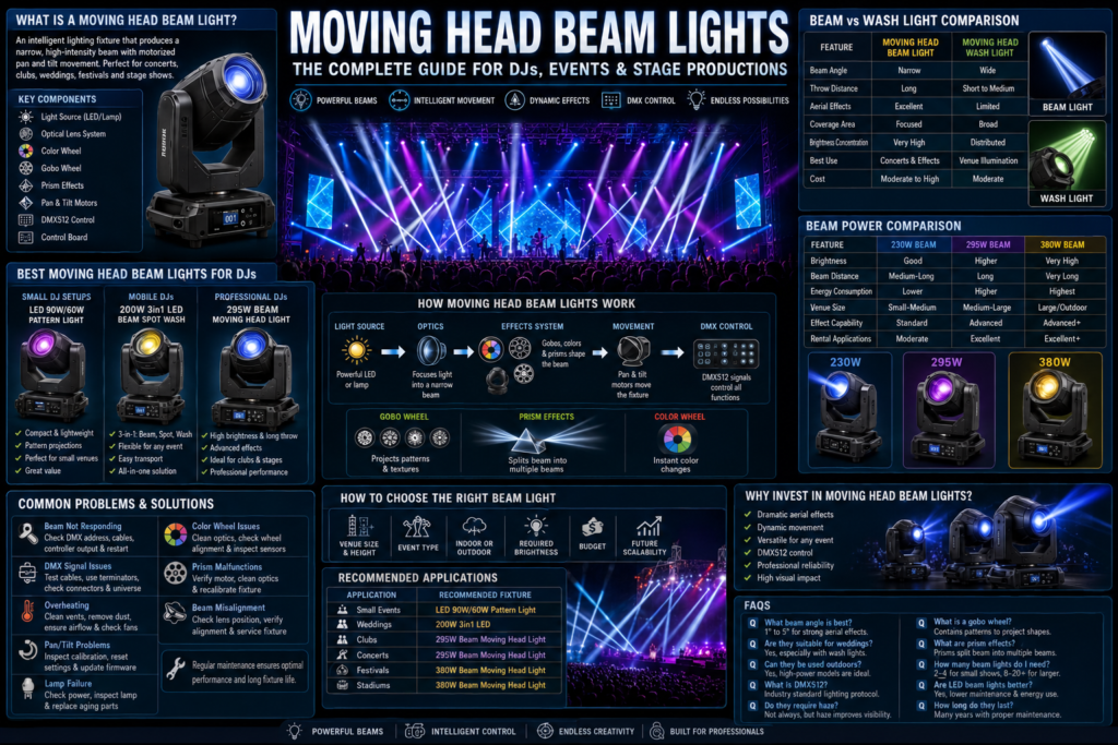 moving head beam light