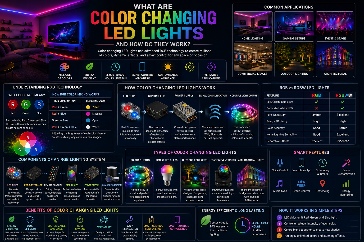 What Are Color Changing LED Lights
