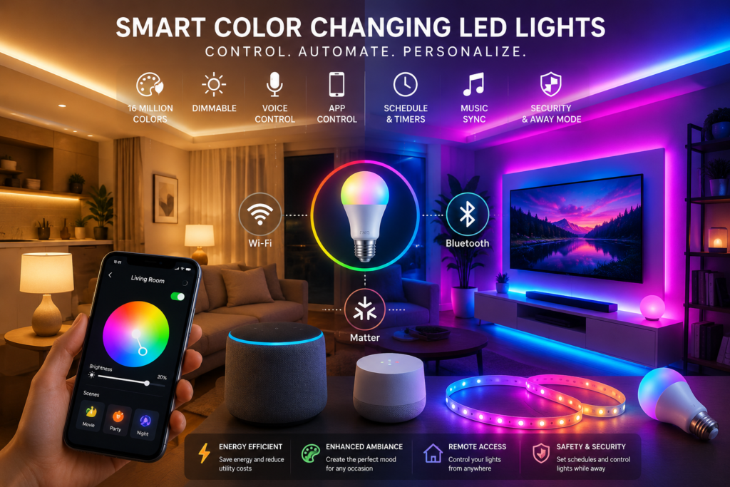 Smart Color Changing LED Lights