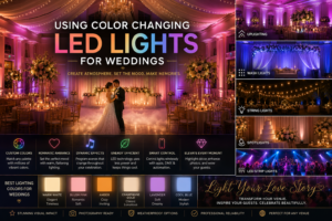 Using Color Changing LED Lights for Weddings