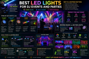 Best LED Lights for DJ Events and Parties
