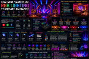 RGB Lighting Event Ambiance: Planner’s Guide