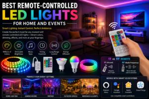 Best Remote-Controlled LED Lights for Home & Events
