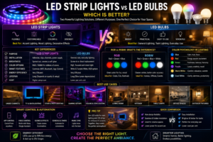 LED Strips vs Bulbs