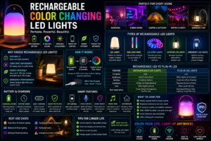 Rechargeable Color Changing LED Lights