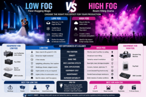 Low Fog vs High Fog Machine